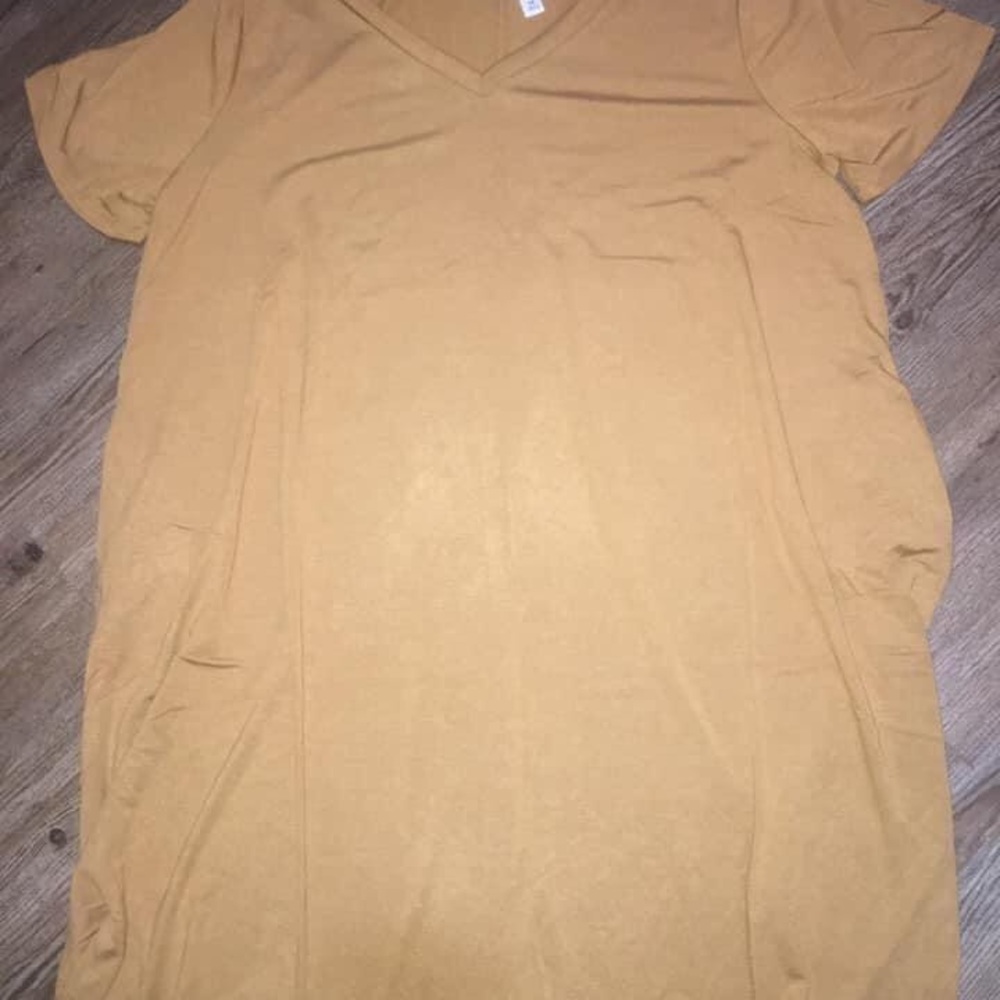 Zenana Plus V-Neck Pocket Dress